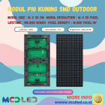PANEL MODUL P10 KUNING SMD OUTDOOR
