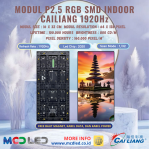 MODUL P2.5 RGB FULL COLOR SMD INDOOR 1920Hz MERK CAILIANG