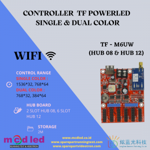 KONTROLER SINGLE COLOR TF M6UW HUB 08 DAN HUB 12