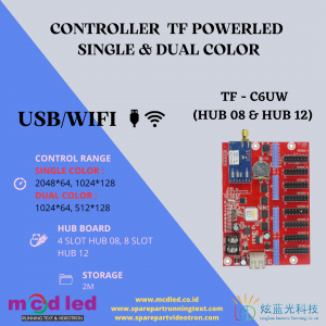 KONTROLER SINGLE COLOR TF C6UW HUB 08 DAN HUB 12