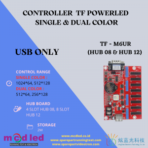 KONTROLER SINGLE COLOR TF M6UR HUB 08 DAN HUB 12